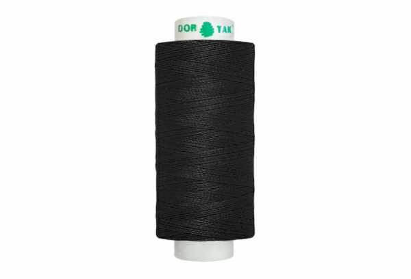 Нитки Dor Tak 40/2 №200 Черный в Зиме